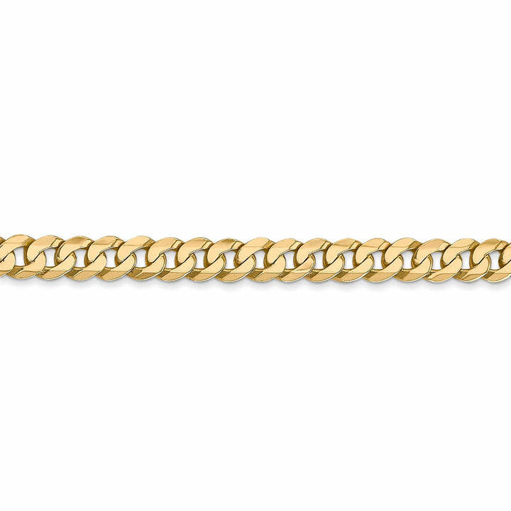 Lovely Rita's Chains 14k Yellow Gold 4.5mm Flat Beveled Curb Chain
