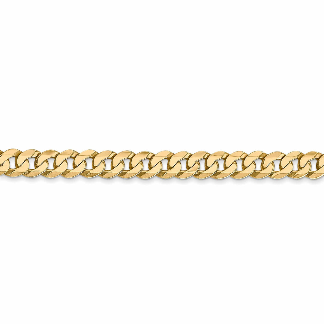 Lovely Rita's Chains 14k Yellow Gold 4.60mm Flat Beveled Curb Chain