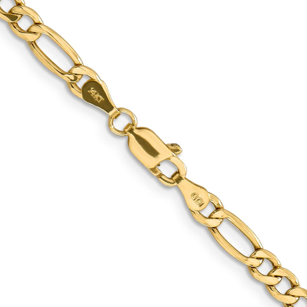 Lovely Rita's Chains 14k Yellow Gold 4.75mm Semi Solid Figaro Chain