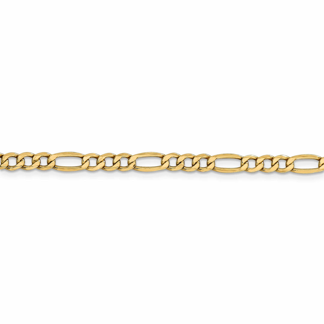 Lovely Rita's Chains 14k Yellow Gold 4.75mm Semi Solid Figaro Chain