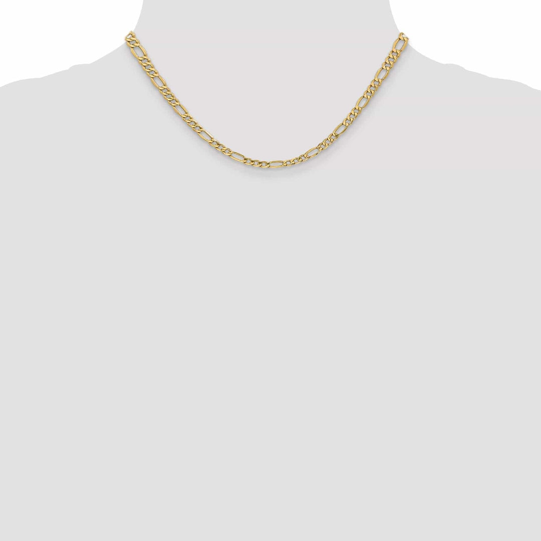Lovely Rita's Chains 14k Yellow Gold 4.75mm Semi Solid Figaro Chain