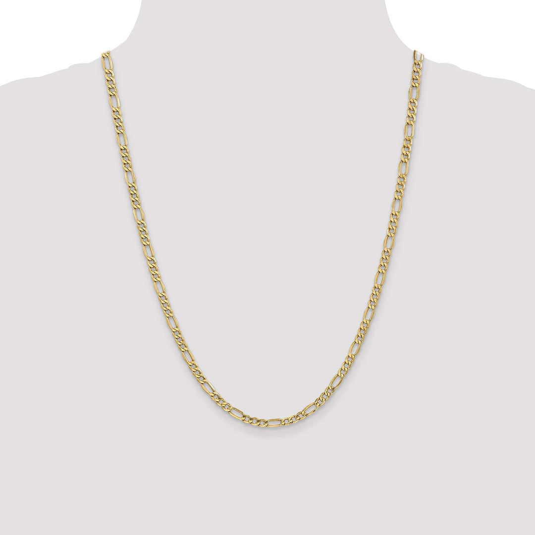 Lovely Rita's Chains 14k Yellow Gold 4.75mm Semi Solid Figaro Chain