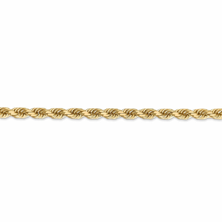 Lovely Rita's Chains 14k Yellow Gold 5.00mm Diamond Cut Rope Chain