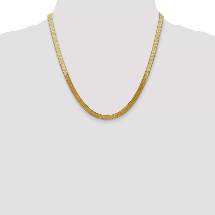 Lovely Rita's Chains 14k Yellow Gold 5.00mm Silky Herringbone Chain