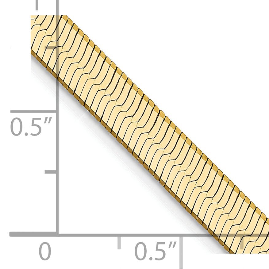 Lovely Rita's Chains 14k Yellow Gold 5.00mm Silky Herringbone Chain