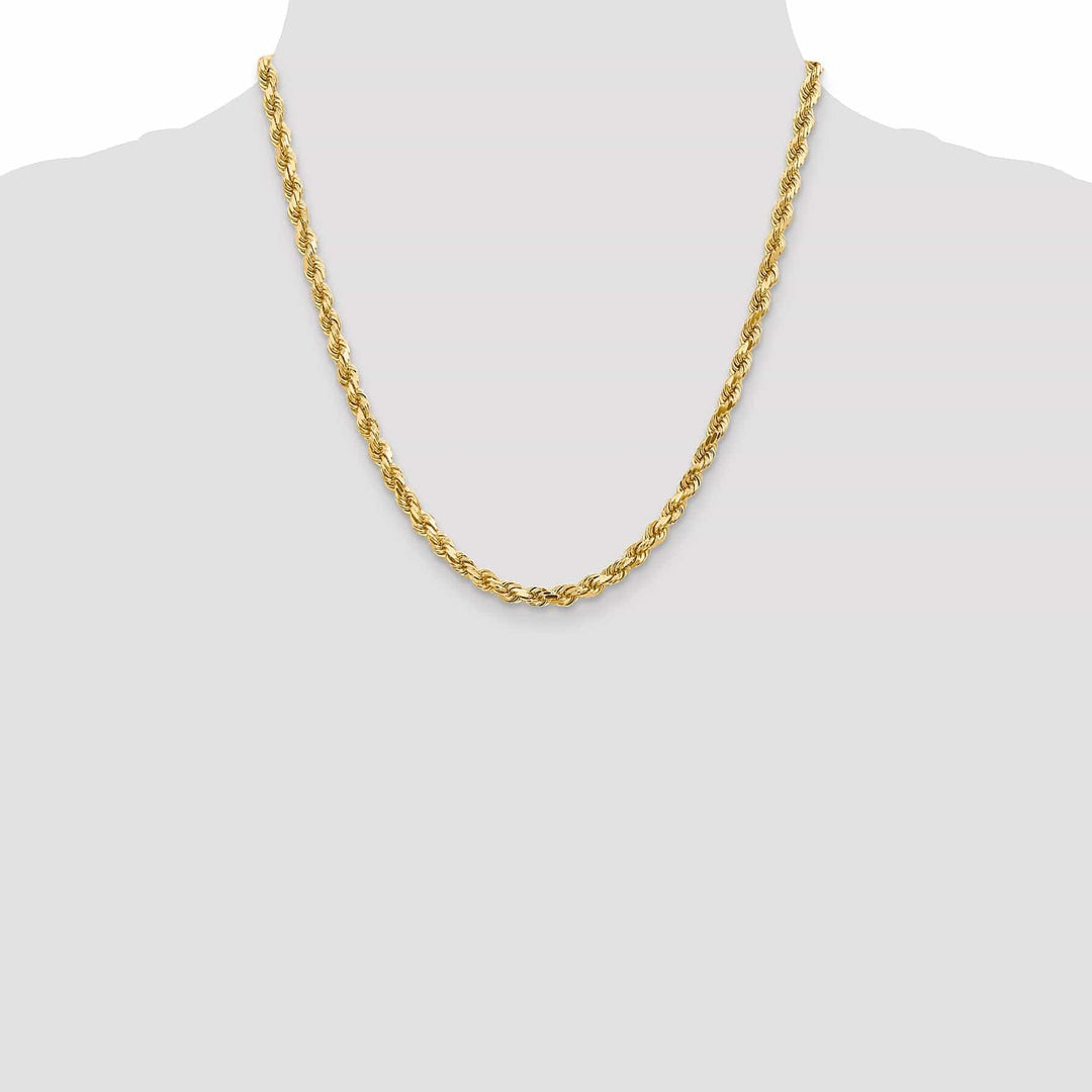 Lovely Rita's Chains 14k Yellow Gold 5.0mm D.C Rope Chain