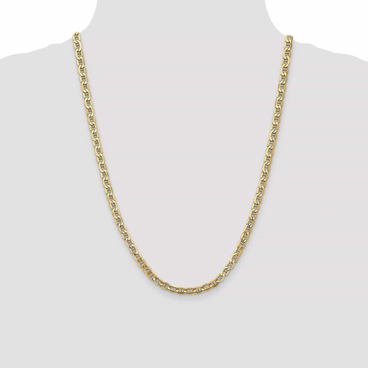 Lovely Rita's Chains 14k Yellow Gold 5.10mm Semi Solid Anchor Chain