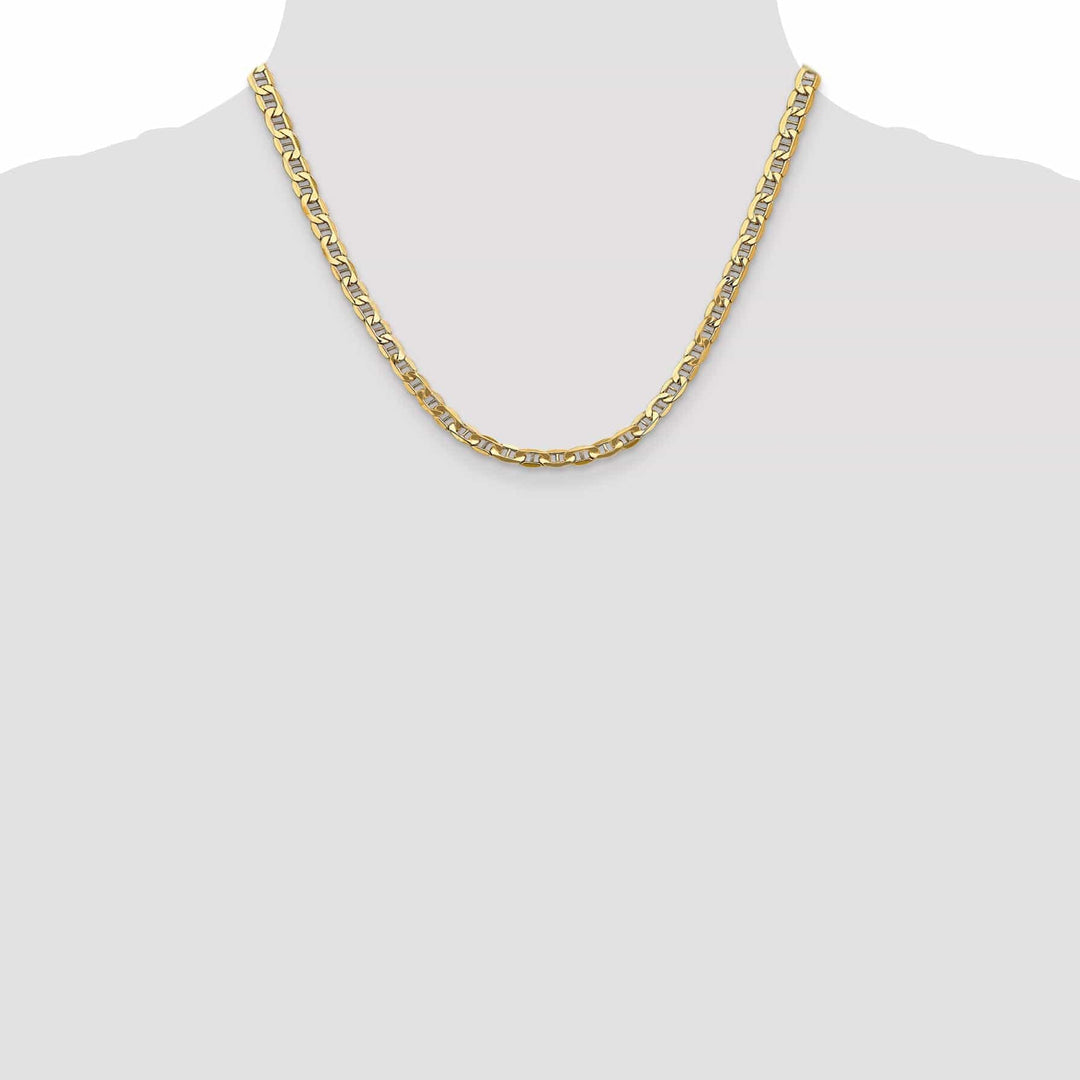 Lovely Rita's Chains 14k Yellow Gold 5.10mm Semi Solid Anchor Chain
