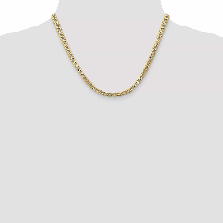 Lovely Rita's Chains 14k Yellow Gold 5.10mm Semi Solid Anchor Chain