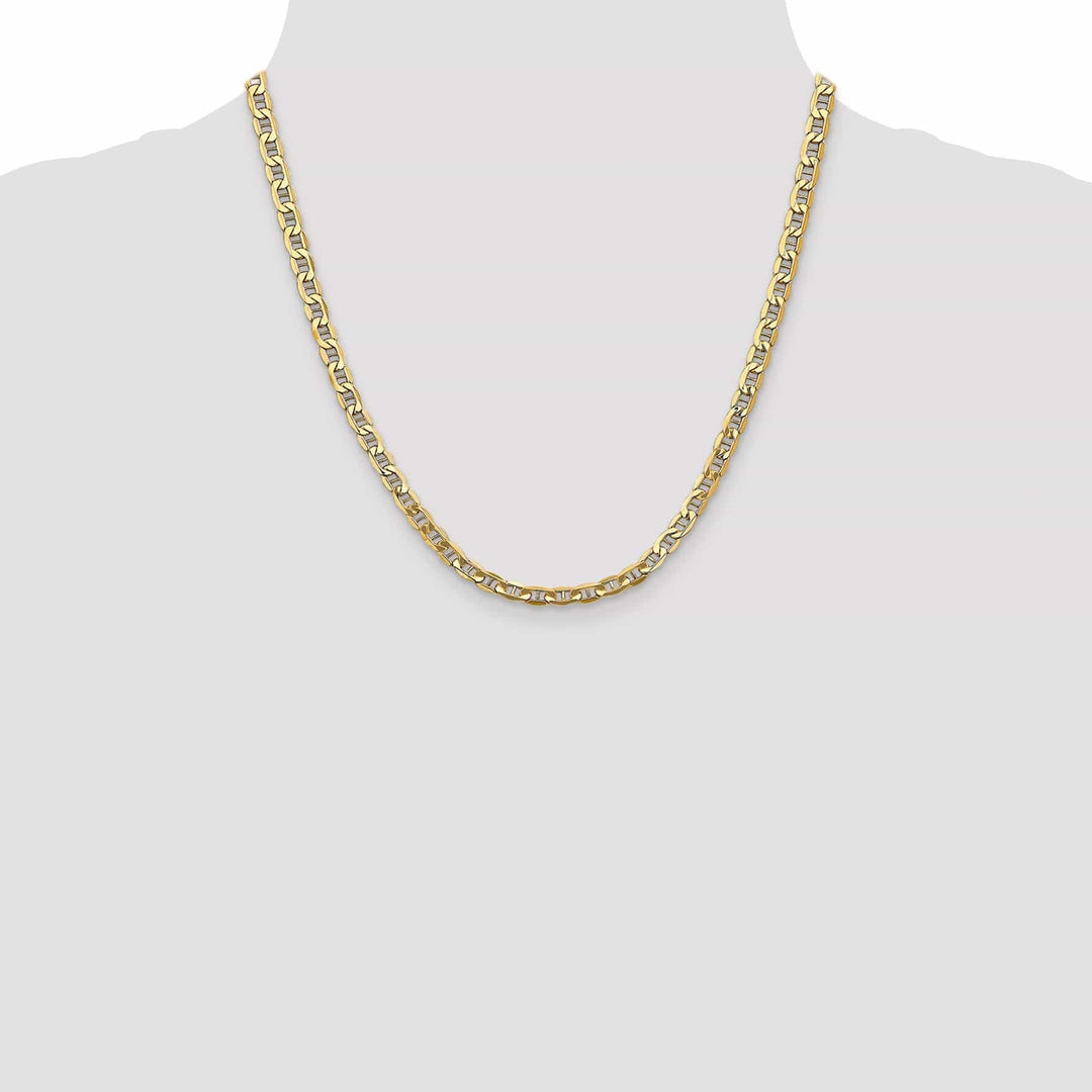 Lovely Rita's Chains 14k Yellow Gold 5.10mm Semi Solid Anchor Chain