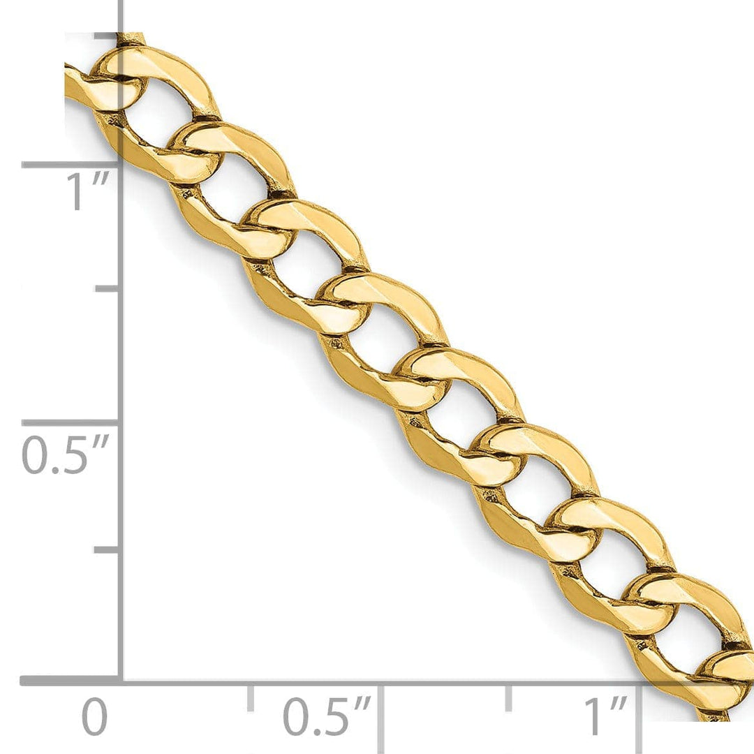 Lovely Rita's Chains 14k Yellow Gold 5.20m Semi Solid Curb Link Chain