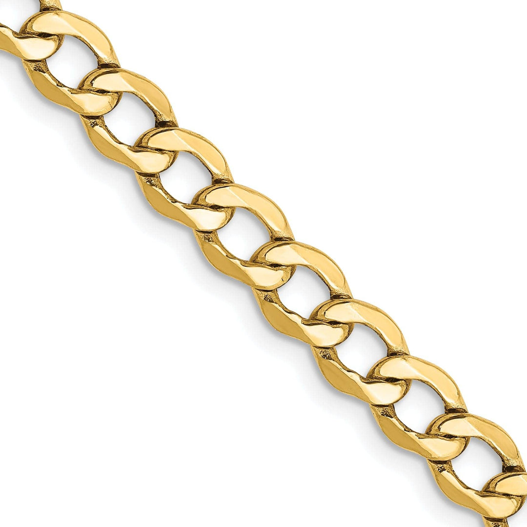 Lovely Rita's Chains 14k Yellow Gold 5.20m Semi Solid Curb Link Chain