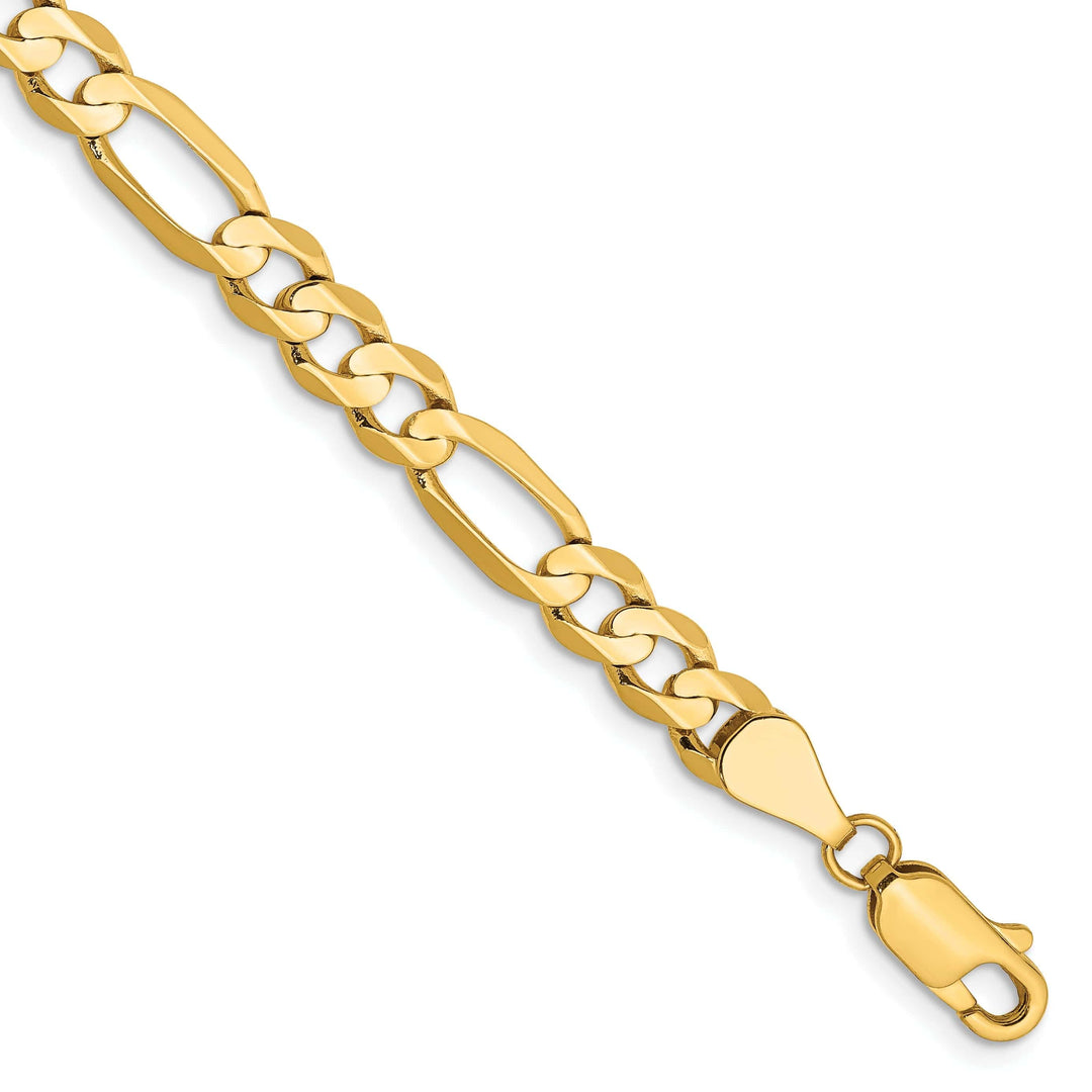 Lovely Rita's Chains 14k Yellow Gold 5.25m Concave Open Figaro Chain