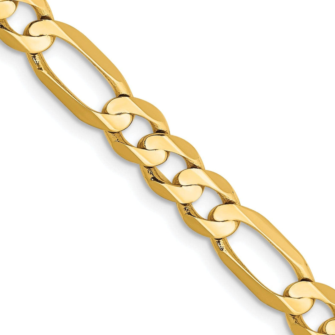 Lovely Rita's Chains 14k Yellow Gold 5.25m Concave Open Figaro Chain