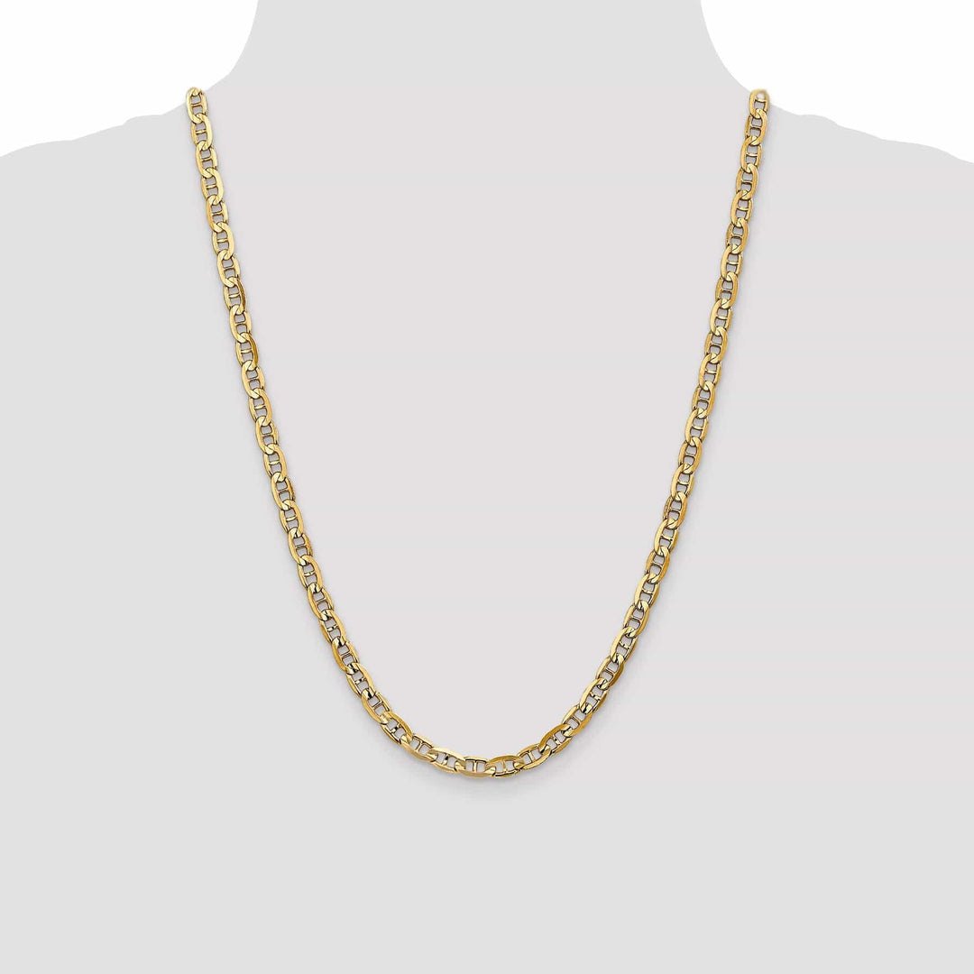Lovely Rita's Chains 14k Yellow Gold 5.25mm Concave Anchor Chain