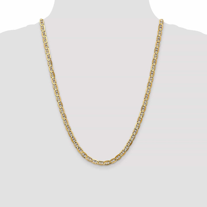 Lovely Rita's Chains 14k Yellow Gold 5.25mm Concave Anchor Chain