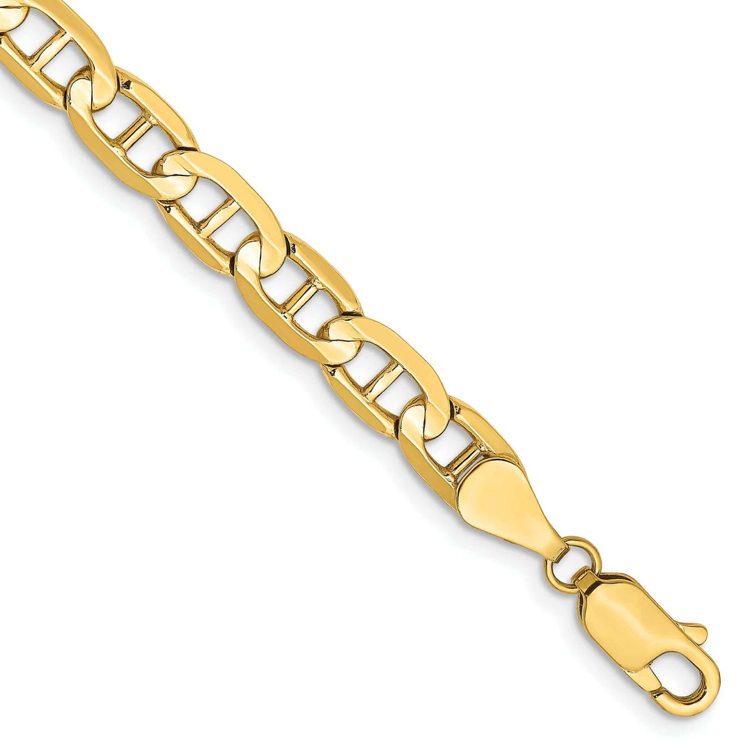 Lovely Rita's Chains 14k Yellow Gold 5.25mm Concave Anchor Chain