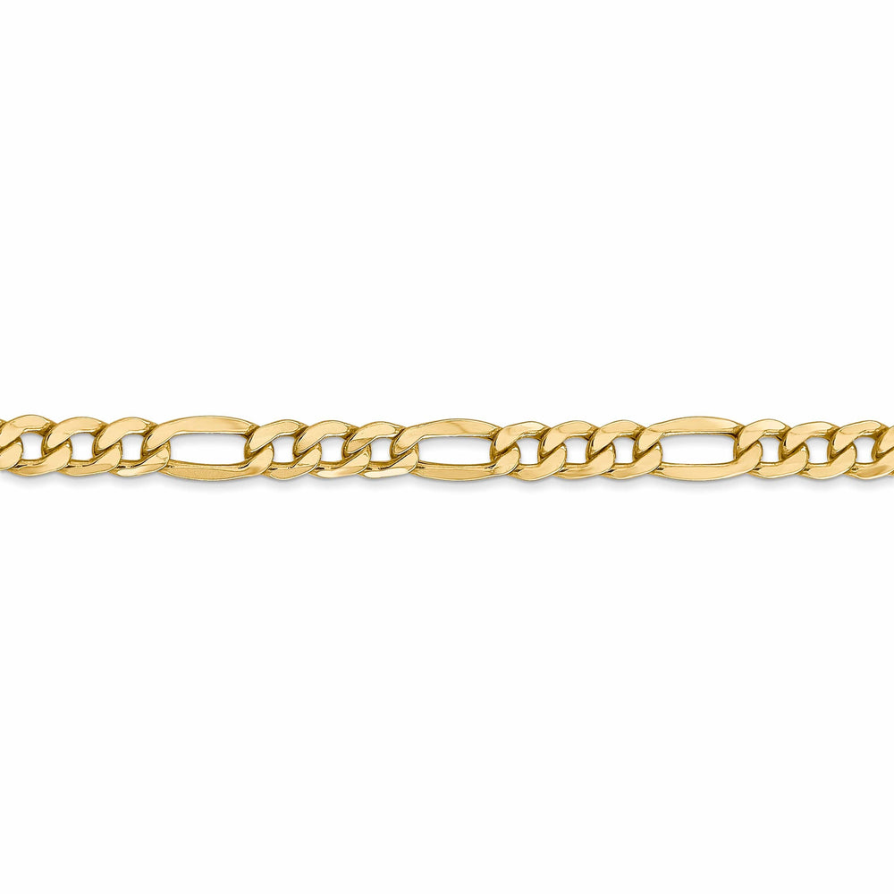 Lovely Rita's Chains 14k Yellow Gold 5.35-mm Semi Solid Figaro Chain