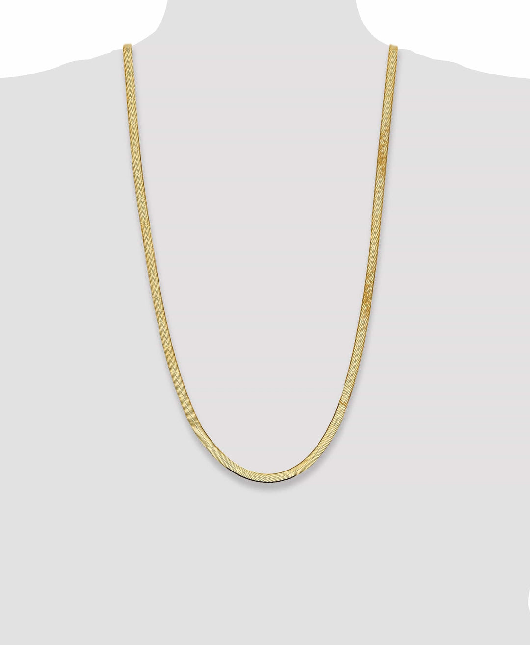 Lovely Rita's Chains 14k Yellow Gold 5.50mm Silky Herringbone Chain