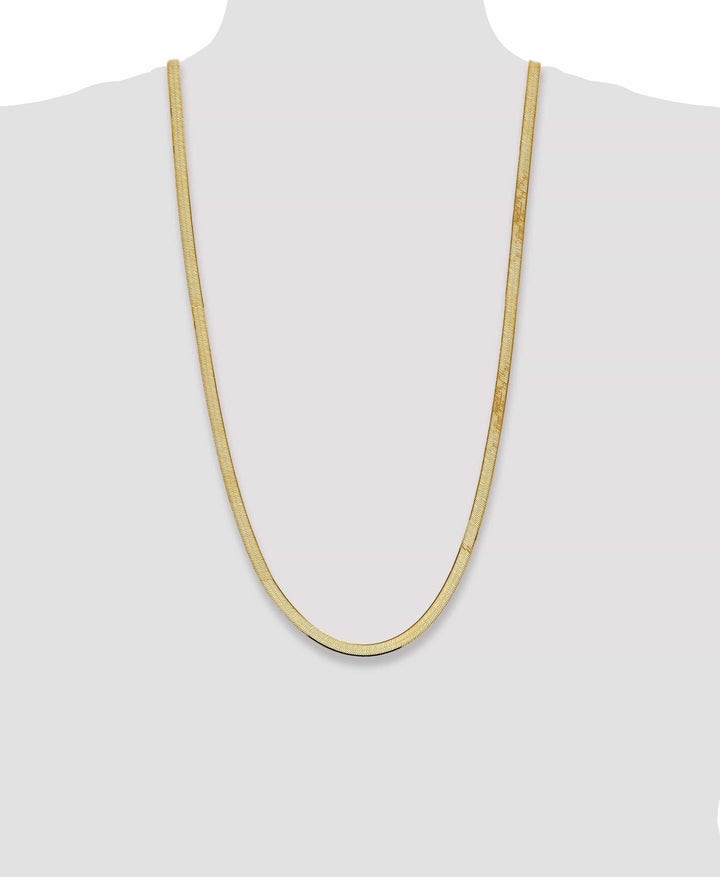 Lovely Rita's Chains 14k Yellow Gold 5.50mm Silky Herringbone Chain