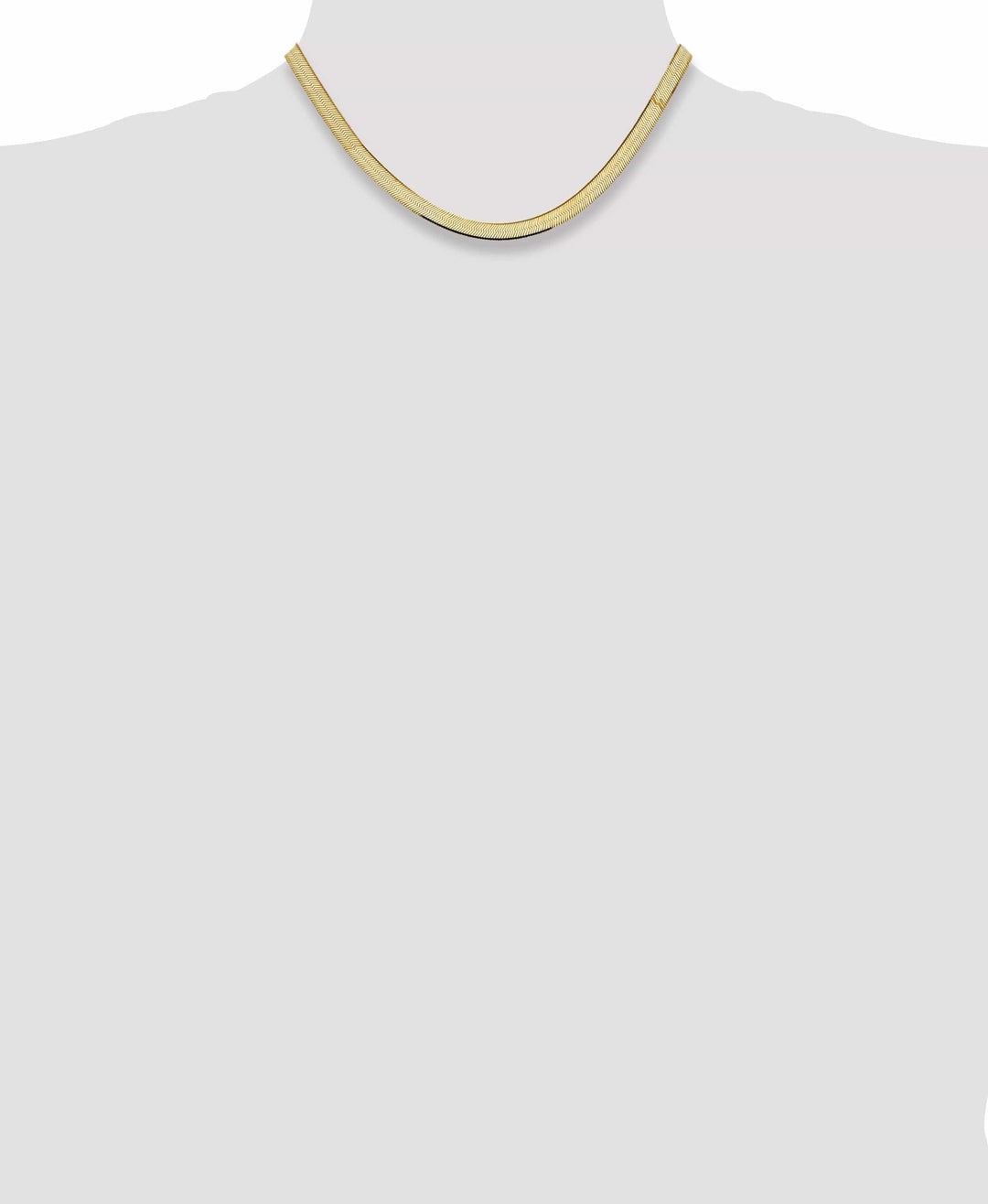 Lovely Rita's Chains 14k Yellow Gold 5.50mm Silky Herringbone Chain