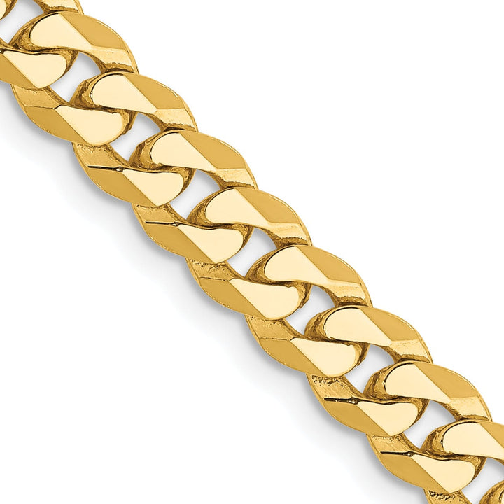 Lovely Rita's Chains 14k Yellow Gold 5.75mm Flat Beveled Curb Chain