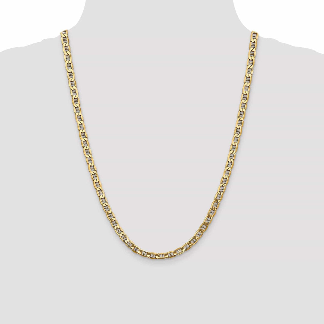 Lovely Rita's Chains 14k Yellow Gold 5.85-mm Semi Solid Anchor Chain