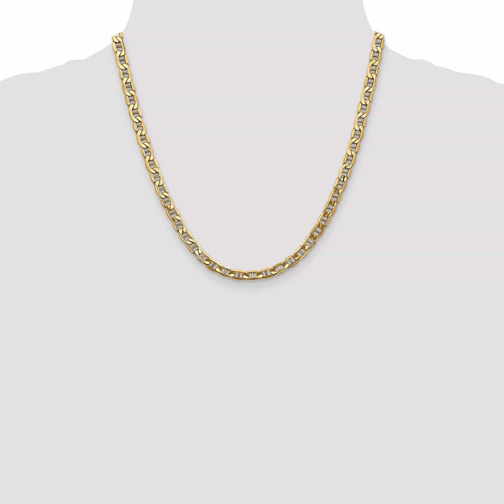 Lovely Rita's Chains 14k Yellow Gold 5.85-mm Semi Solid Anchor Chain