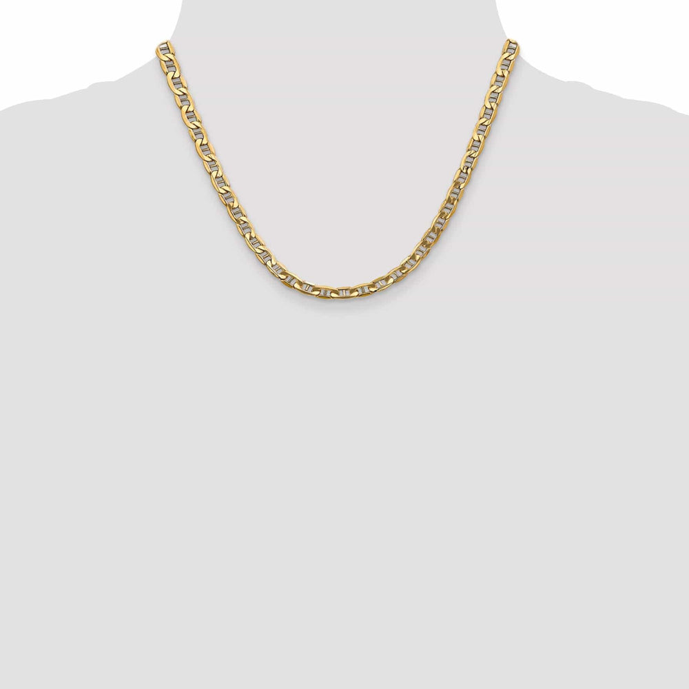 Lovely Rita's Chains 14k Yellow Gold 5.85-mm Semi Solid Anchor Chain