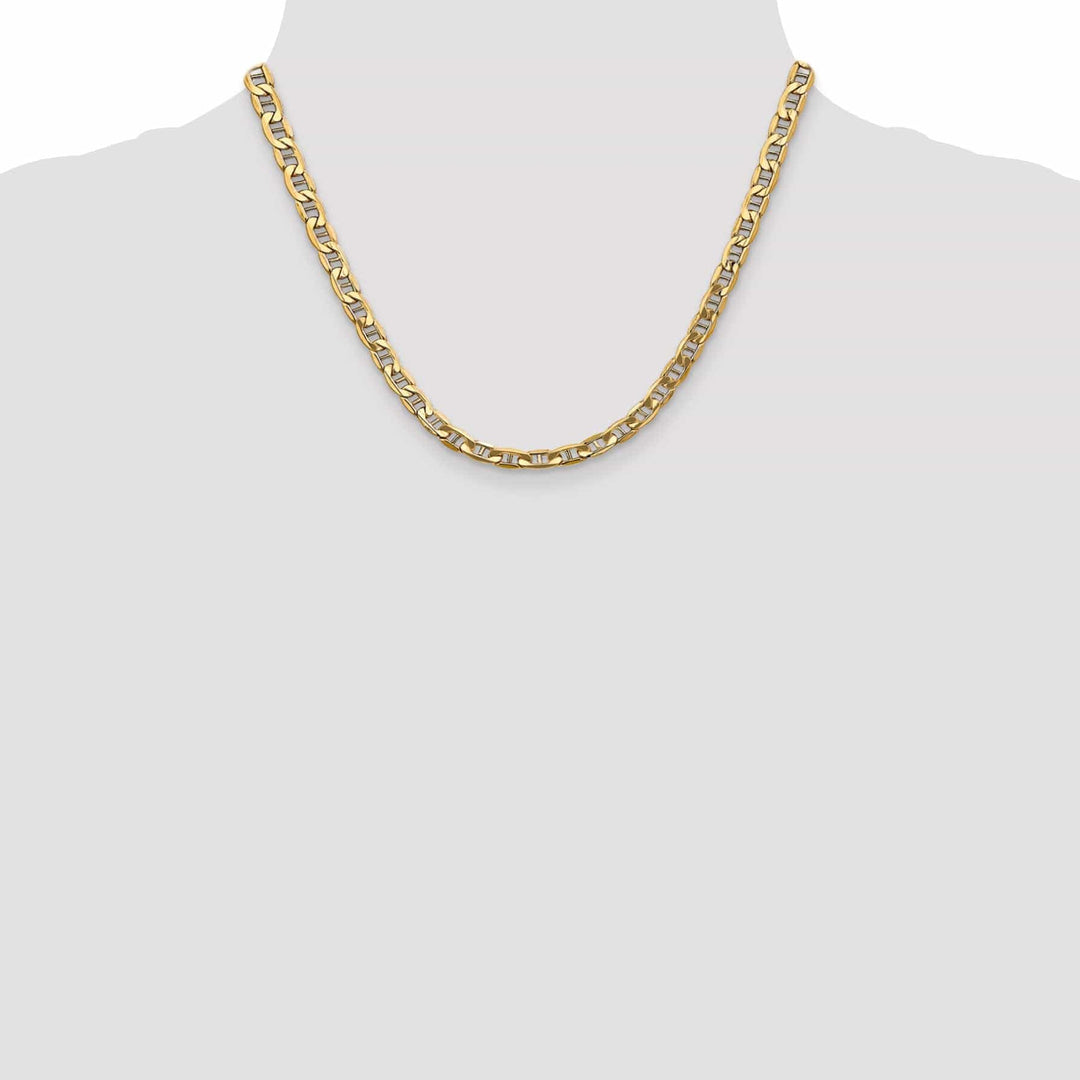 Lovely Rita's Chains 14k Yellow Gold 5.85-mm Semi Solid Anchor Chain