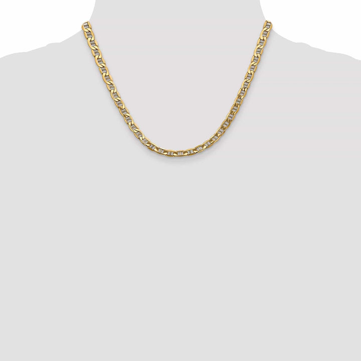 Lovely Rita's Chains 14k Yellow Gold 5.85-mm Semi Solid Anchor Chain