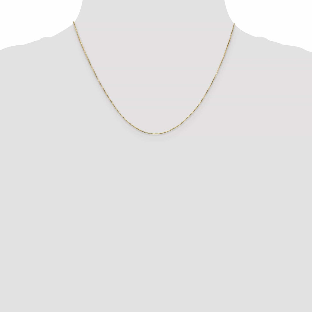 Lovely Rita's Chains 14k Yellow Gold .5 mm Baby Box