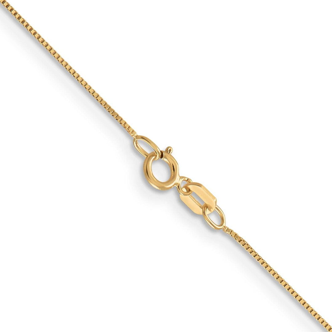 Lovely Rita's Chains 14k Yellow Gold .5 mm Baby Box