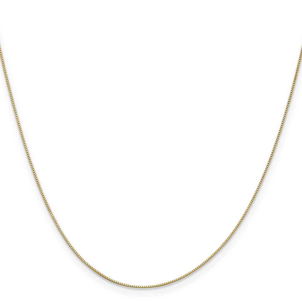 Lovely Rita's Chains 14k Yellow Gold .5 mm Baby Box