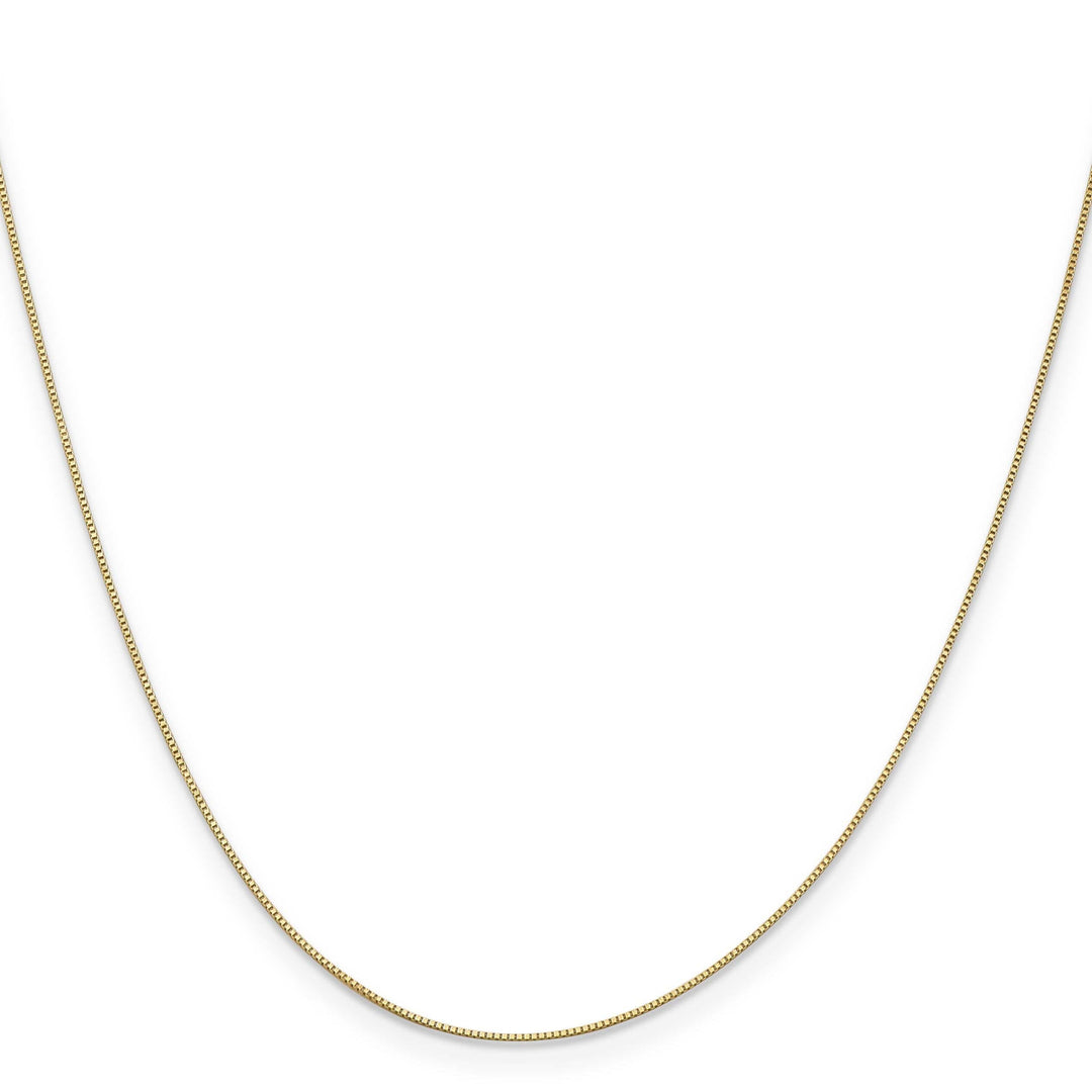 Lovely Rita's Chains 14k Yellow Gold .5 mm Baby Box