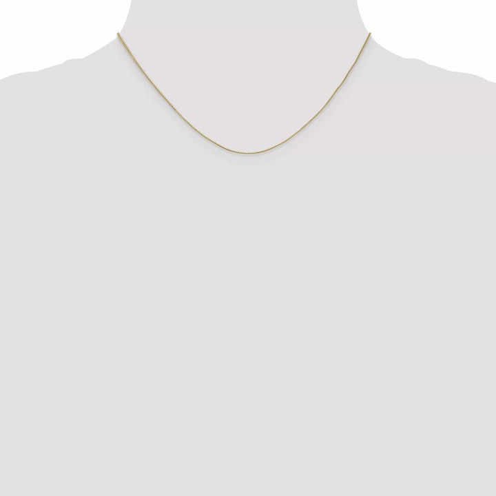 Lovely Rita's Chains 14k Yellow Gold .5 mm Baby Box