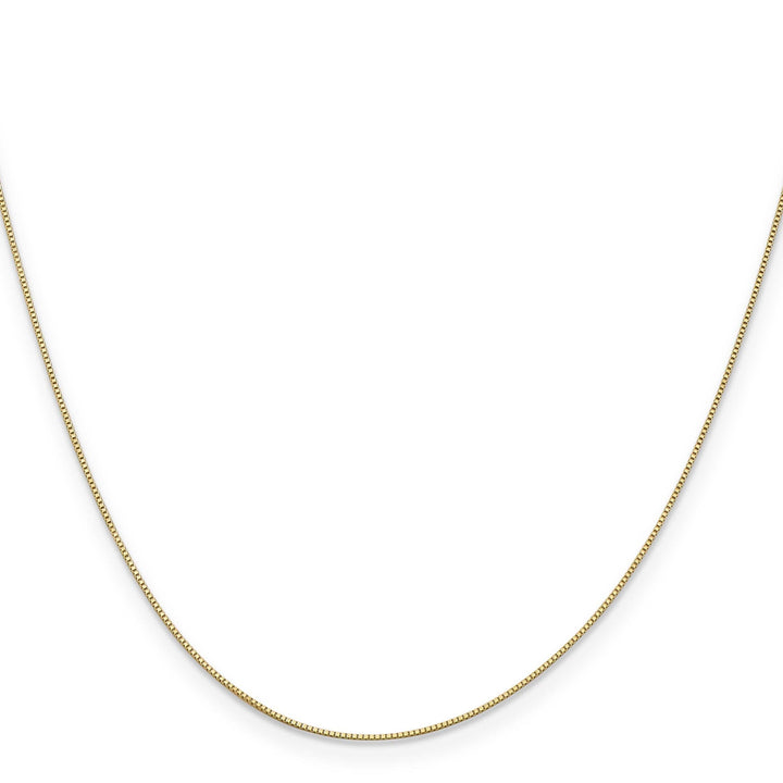 Lovely Rita's Chains 14k Yellow Gold .5 mm Baby Box
