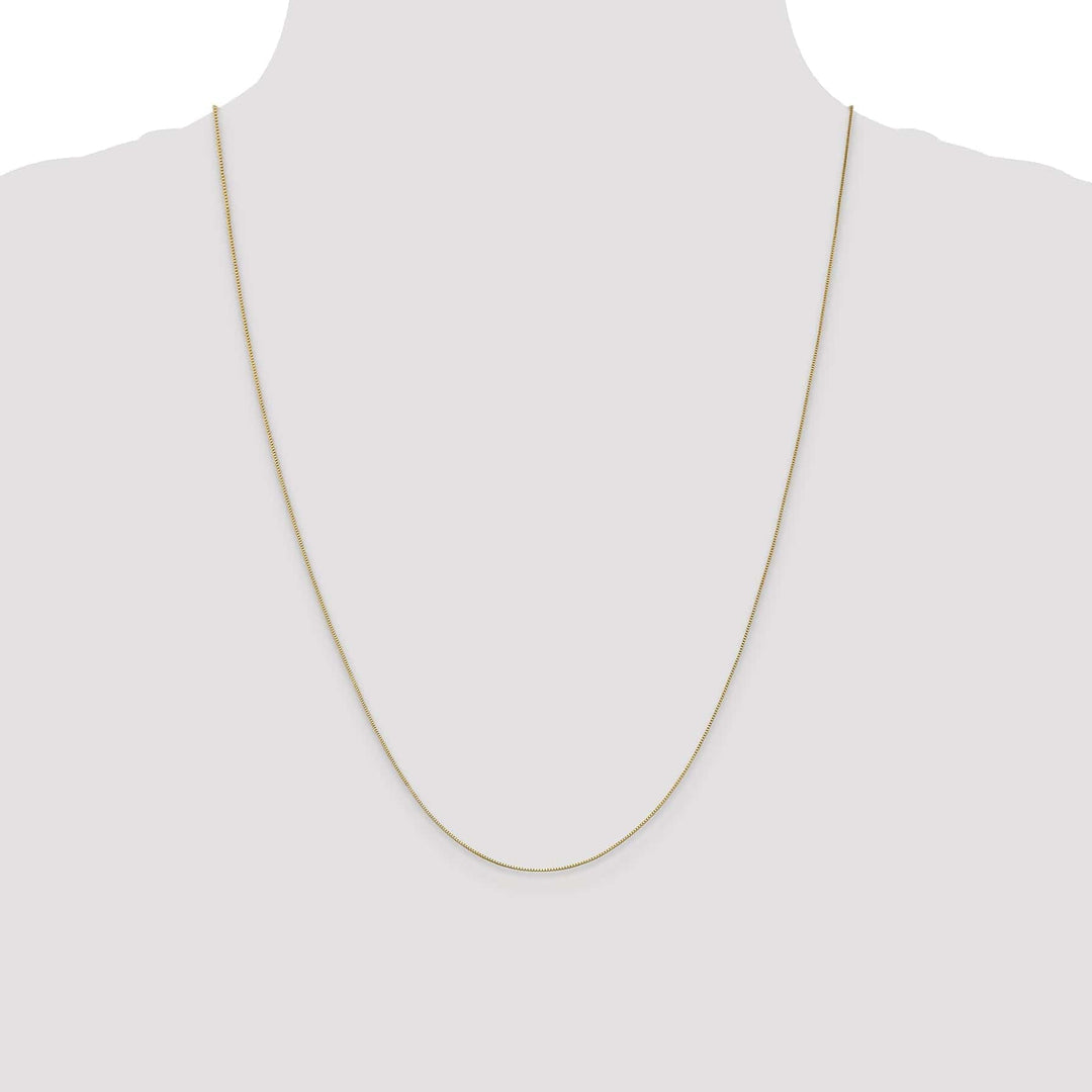 Lovely Rita's Chains 14k Yellow Gold .5 mm Baby Box