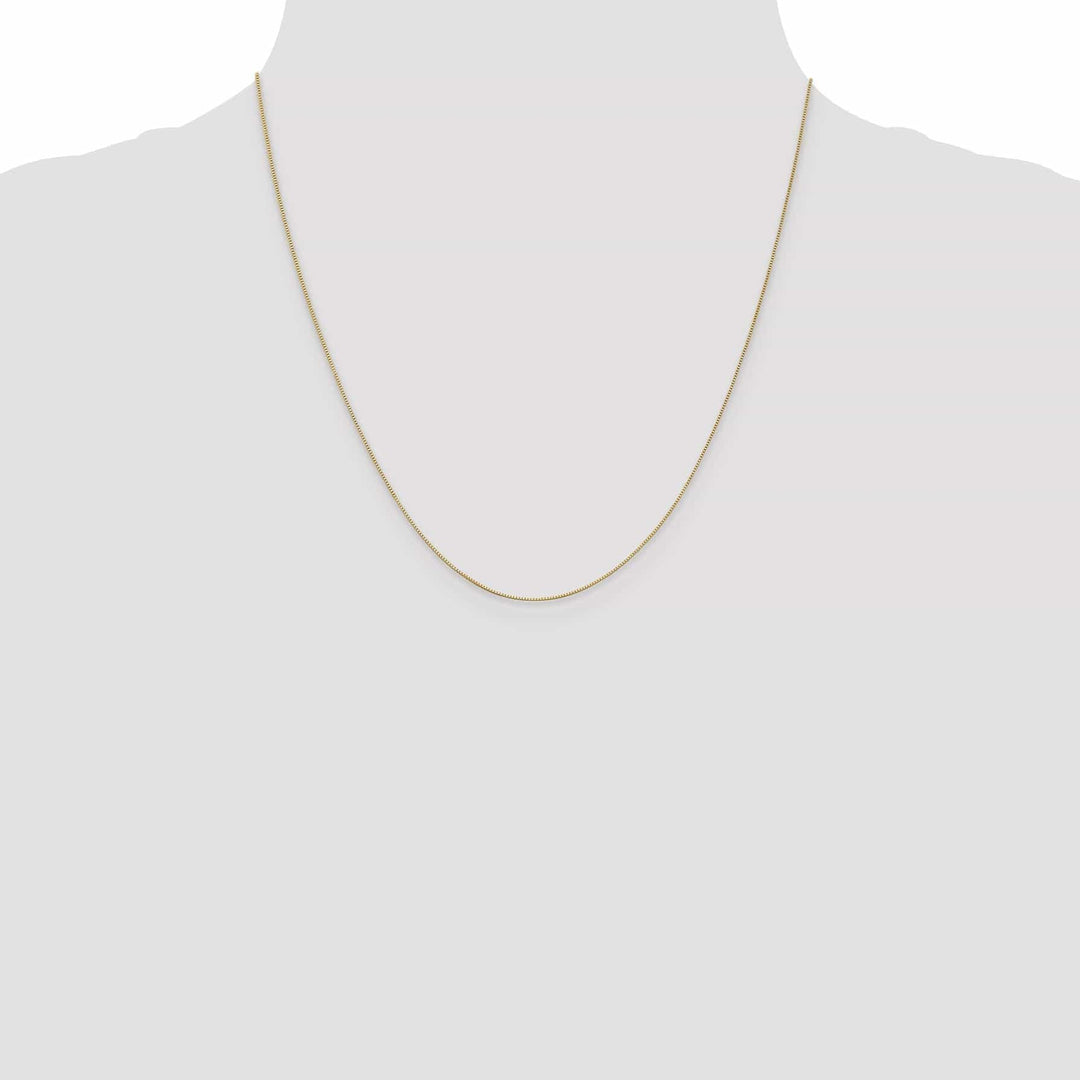 Lovely Rita's Chains 14k Yellow Gold .5 mm Baby Box