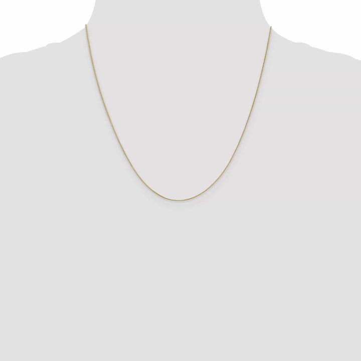 Lovely Rita's Chains 14k Yellow Gold .5 mm Baby Box