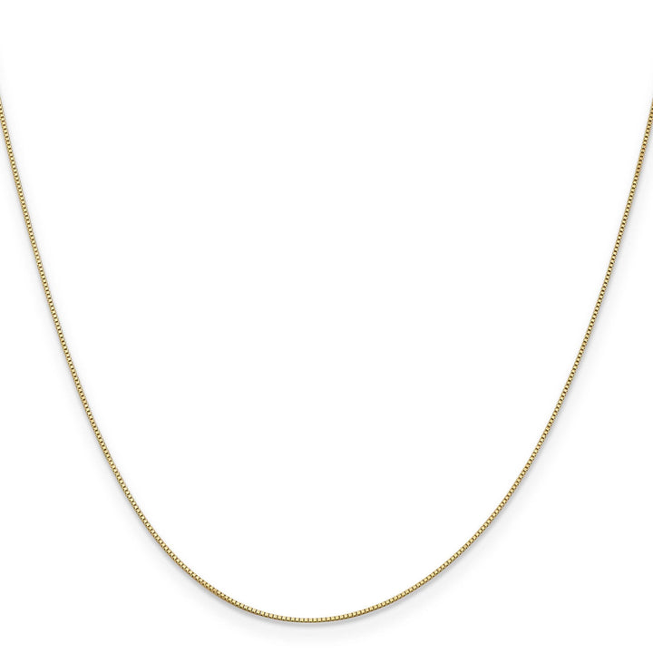 Lovely Rita's Chains 14k Yellow Gold .5 mm Baby Box