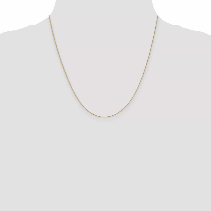 Lovely Rita's Chains 14k Yellow Gold .5 mm Baby Box