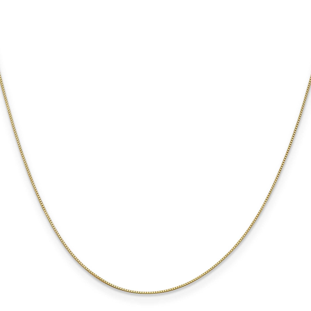 Lovely Rita's Chains 14k Yellow Gold .5 mm Baby Box