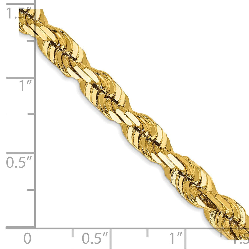 Lovely Rita's Chains 14k Yellow Gold 6.0mm D.C Rope Chain