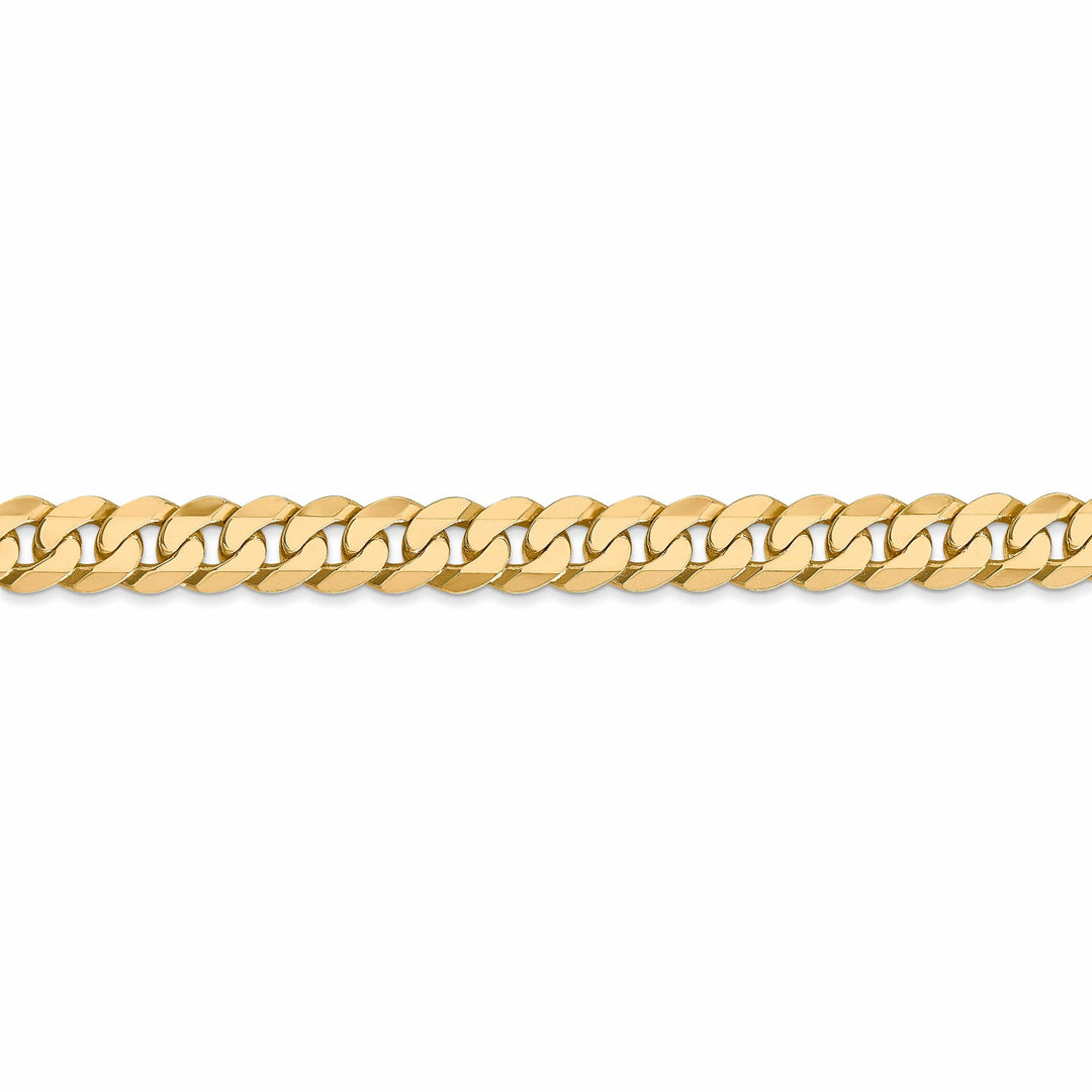 Lovely Rita's Chains 14k Yellow Gold 6.10mm Flat Beveled Curb Chain