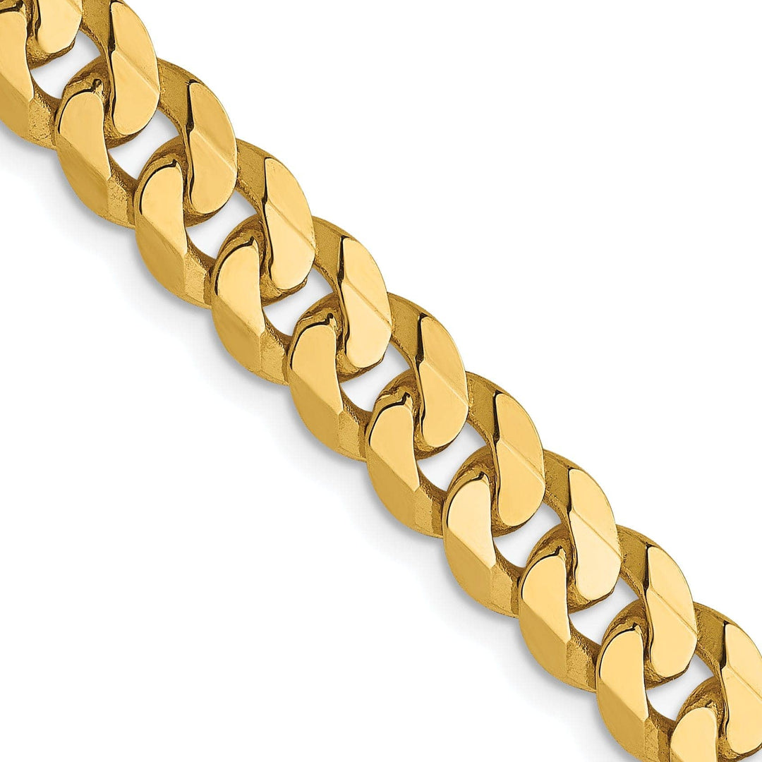 Lovely Rita's Chains 14k Yellow Gold 6.1mm Flat Beveled Curb Chain