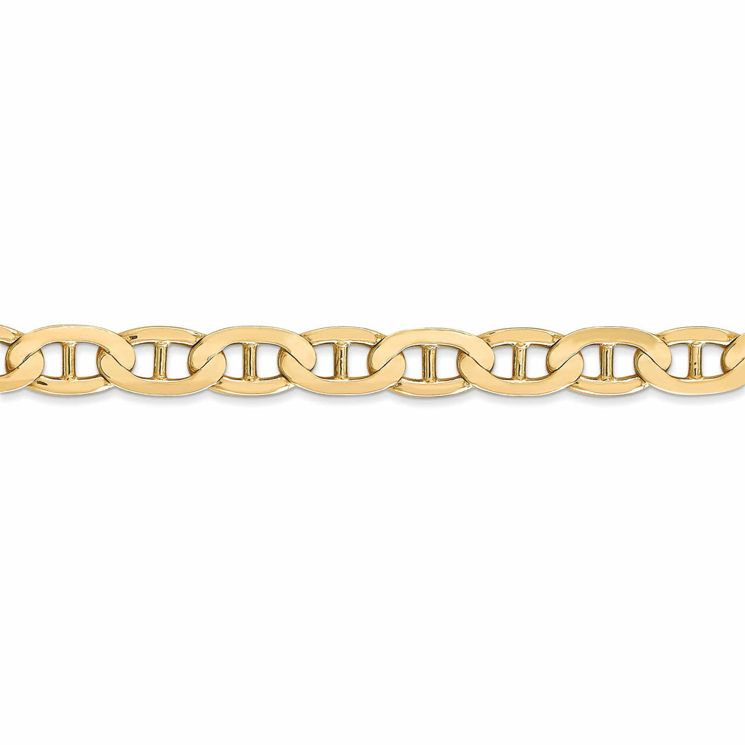 Lovely Rita's Chains 14k Yellow Gold 6.25mm Concave Anchor Chain