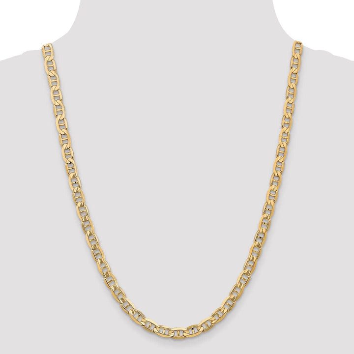 Lovely Rita's Chains 14k Yellow Gold 6.25mm Concave Anchor Chain
