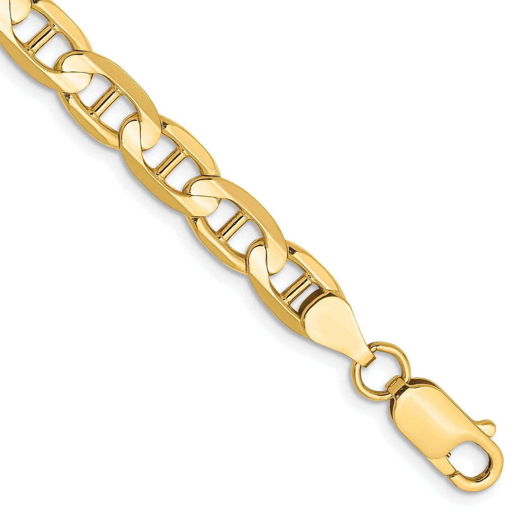 Lovely Rita's Chains 14k Yellow Gold 6.25mm Concave Anchor Chain