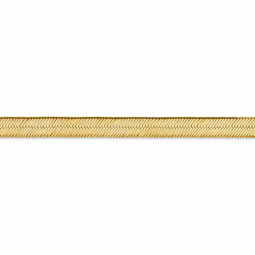 Lovely Rita's Chains 14k Yellow Gold 6.50mm Silky Herringbone Chain